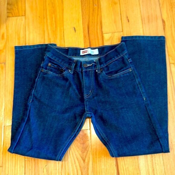 Levi's 511 Slim Dark Wash Blue Jeans 14 Regular - Picture 1 of 7
